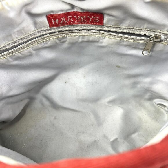 Harveys The Original Seatbelt Bag Purse Satchel Shoulder Red Y2K 11"x9" - Picture 9 of 9